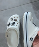 卡骆驰（CROCS）贝雅卡骆班洞洞鞋轻便耐磨一脚蹬休闲鞋女鞋时尚沙滩鞋|205089 冬日白/彩色-1LI 40 (250mm) 实拍图