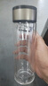 【京东物流配送】高硼硅双层玻璃杯大容量泡茶杯水杯子茶水分离杯 【双层加厚】茶杯350ml1只 实拍图