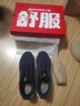 足力健中老年春夏季健步轻便软底送爸爸休闲散步鞋2431369J蓝-男 43 实拍图
