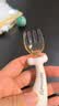 COOKSS婴儿勺子宝宝学吃饭弯弯训练勺叉子自主进食PPSU辅食勺餐具收纳盒 实拍图