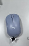 罗技（Logitech）M221 轻音鼠标 无线鼠标 办公鼠标 对称鼠标 带无线微型接收器 雾霭蓝 实拍图