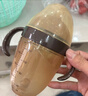 世喜奶瓶6个月以上婴儿仿母乳硅胶断奶大棕瓶带重力球手柄240ml 实拍图