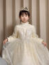 迪士尼艾爱莎公主裙子女童2026新款儿童夏季演出服新中式旗袍汉服连衣裙 晒单实拍图