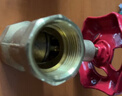 埃美柯 埃美柯ZK01-169黄铜闸阀 Z15W-16T内螺纹闸阀自来水阀门 DN15/4分 实拍图