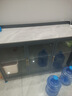 帅仕厨房用具置物架橱柜玻璃餐边收纳柜储物柜碗柜落地多功能微波炉架 灰3层长120【免钉组装+3C玻璃+岩板】 实拍图