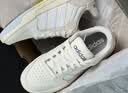 adidas ENTRAP美式校园风运动少年感复古篮球风板鞋男女阿迪达斯 米白色/灰色   36.5 实拍图