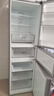 华凌美的出品271升冰箱小型三开门一级能效双变频风冷无霜冷冻冰箱HR-282WTP 实拍图