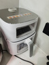 美的（Midea）【价保618】0氟新风炎烤空气炸锅家用 6.5L大容量多功能免翻面双可视空气炸锅蒸烤一体烤箱KZC6521 实拍图