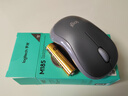 罗技（Logitech）M185鼠标 无线鼠标 办公鼠标 对称鼠标 黑色灰边 带无线2.4G接收器 实拍图