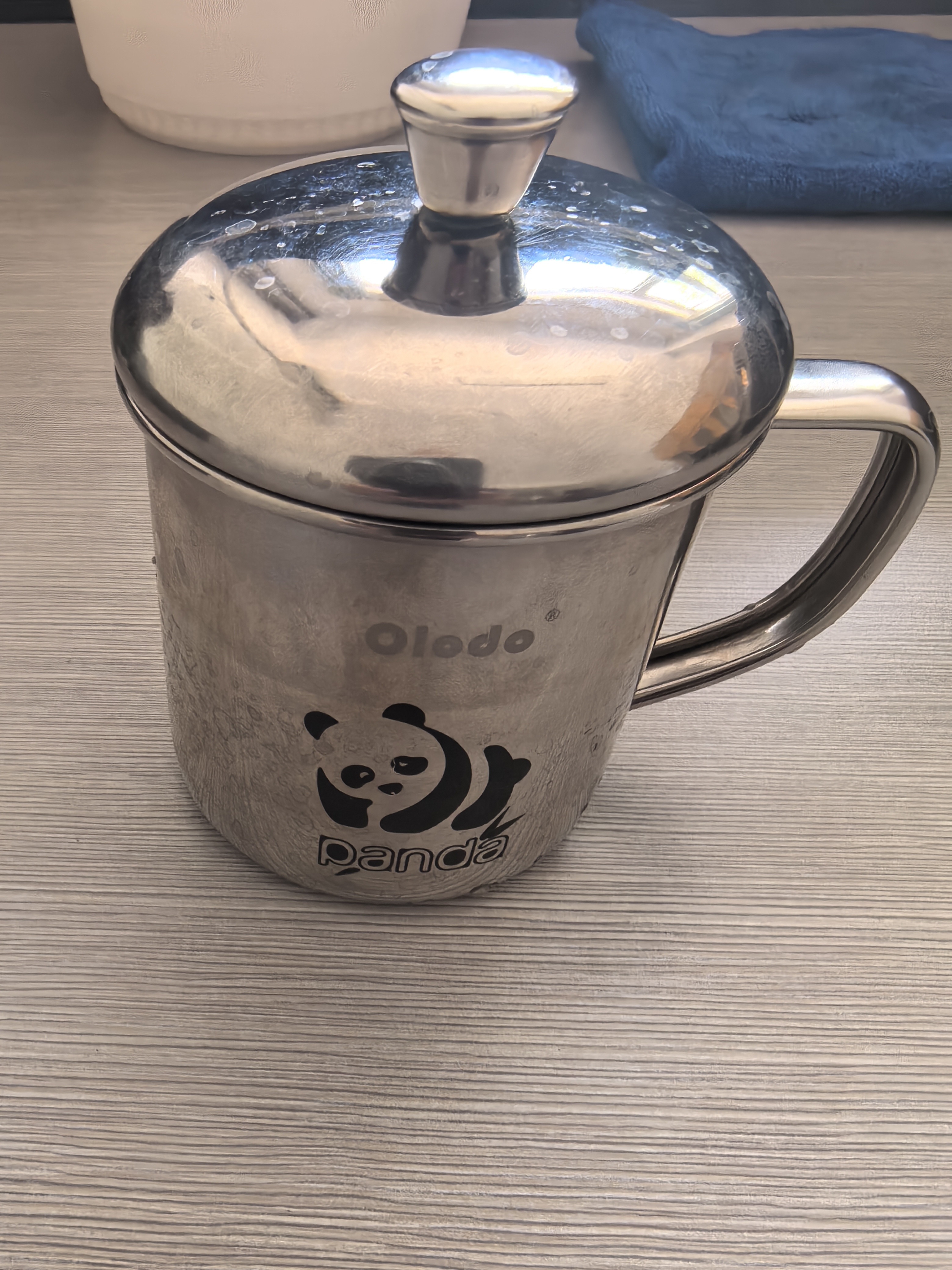 欧乐多（Olodo）抗菌316不锈钢茶杯茶水分离水杯大容量泡茶缸带盖办公室老式口杯 316抗菌杯【250ML】升级5A镜面 实拍图