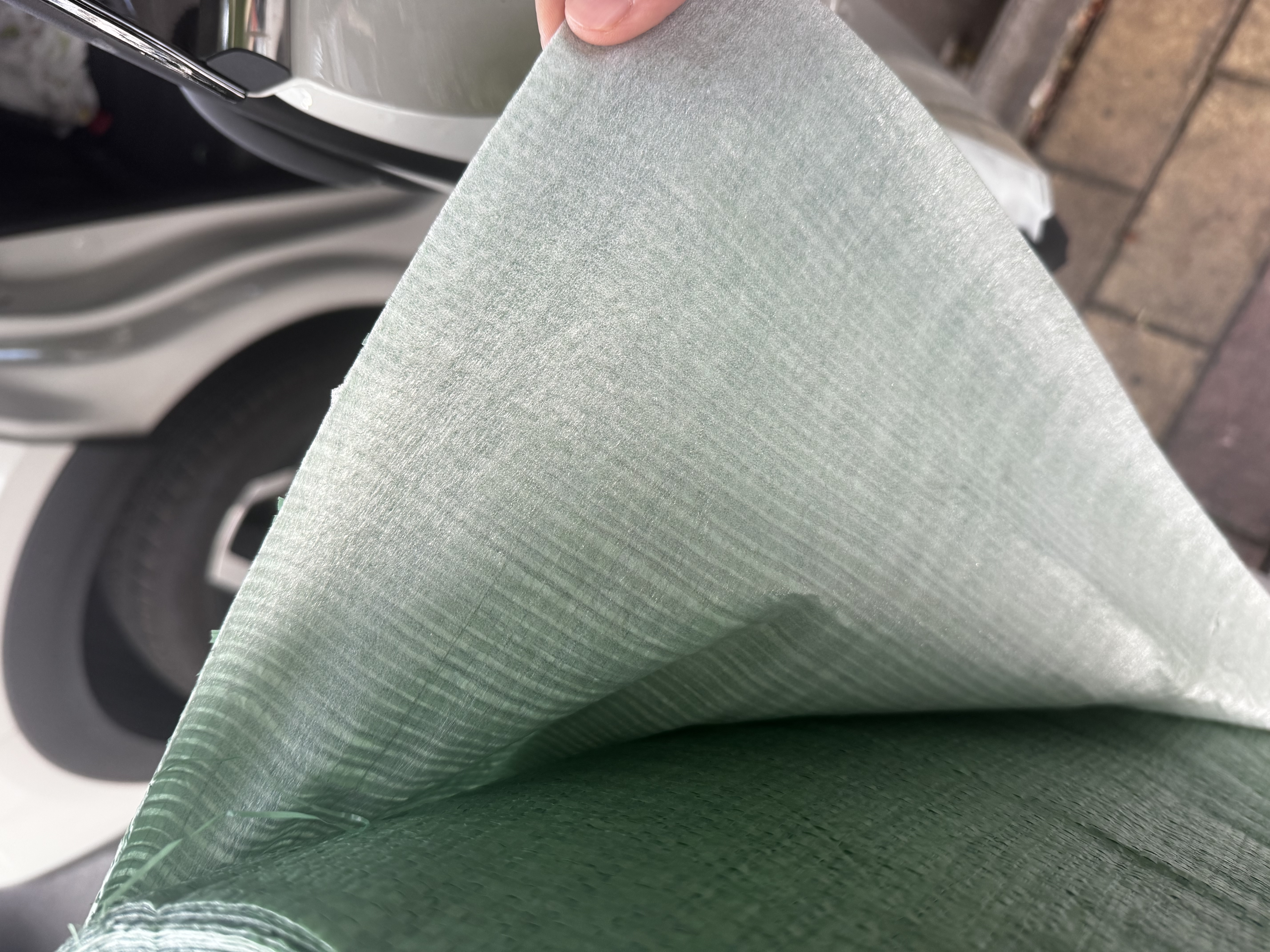 御景枫装修地面保护膜木地板防护膜瓷砖保护膜耐磨铺地家用地砖防护垫 1.5mm厚 双层耐磨120平方+180米胶带+裁刀 实拍图