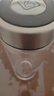 希诺双层玻璃杯男家用商务办公泡茶杯子过滤车载水杯XN-9302 345mL 实拍图