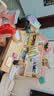 读书郎儿童学习书桌椅套装可升降中小学生桌椅子写字家用课桌香草蓝T12 1米楹木桌+加高书架+追背椅 粉 实拍图