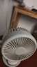 得力【行业TOP1-热销100W+】桌面usb风扇小型电风扇学生宿舍办公室工位寝室床头轻音小风扇-LK220白 实拍图