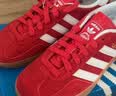 adidas「T头鞋」VL COURT复古休闲板鞋德训鞋男女阿迪达斯轻运动 汉玉白/黑色/树脂黄   46 实拍图