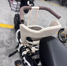 FGHGF电动车儿童座椅前置电瓶摩托车坐椅电车通用安全宝宝婴儿小孩坐凳 【米色加厚款】 三重加固丨升降可调 8个月-3岁 实拍图