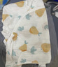 童泰（TONGTAI）婴儿连体衣夏纯棉衣服初生宝宝蝴蝶哈衣爬服提花绿色66cm 实拍图
