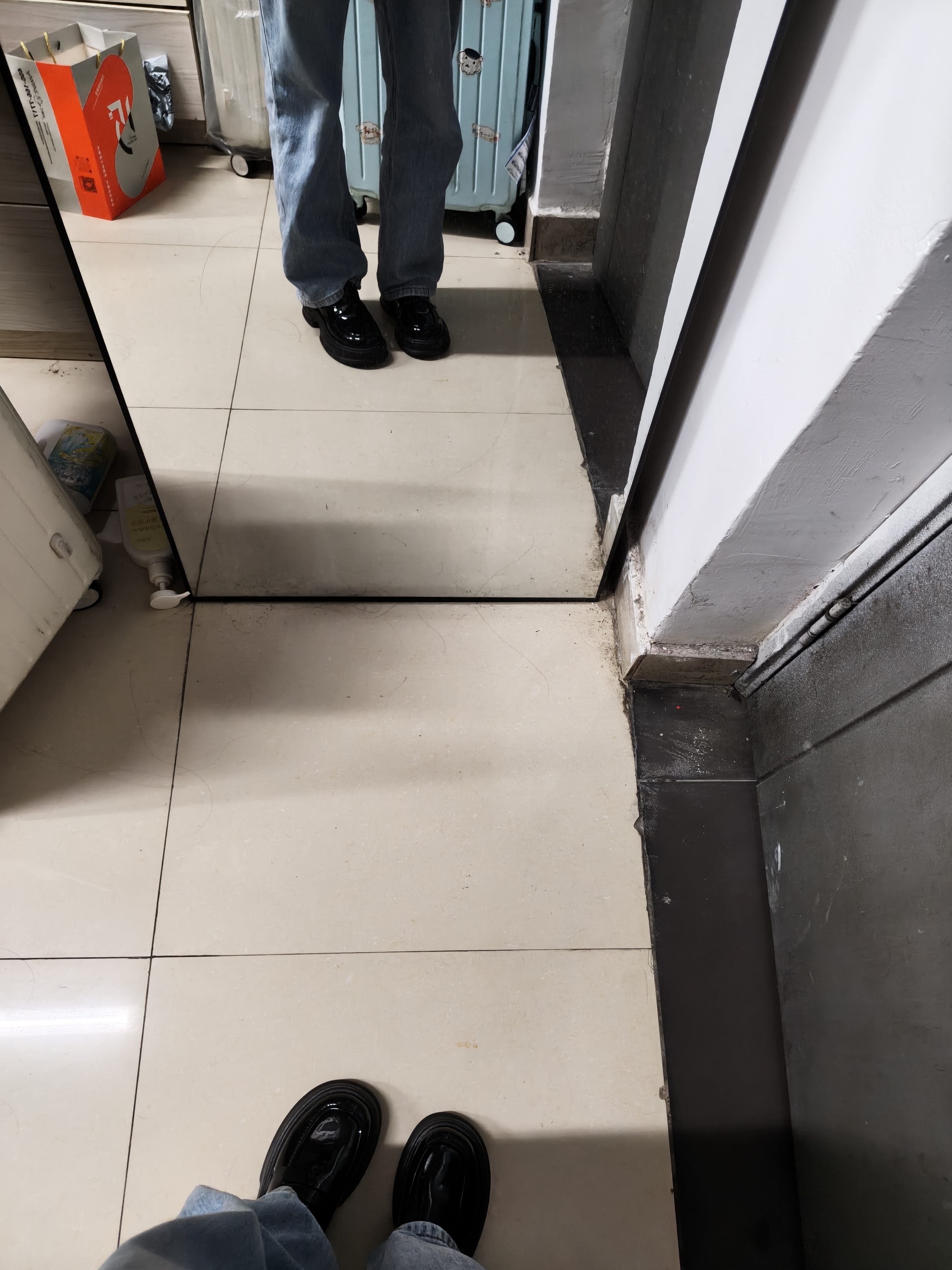 RXXBFB厚底乐福鞋女2026春夏季新款增高女单鞋jk制服配裙子英伦风小皮鞋 亮光黑色 35 (225mm) 实拍图