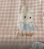 良良（liangliang）婴儿凉席苎麻a类母婴级可机洗新生儿宝宝幼儿园凉席专用午睡床垫 【持久凉】天丝苎麻-格野粉 130*70cm 实拍图