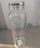 恩尔美（nRMEi）玻璃水杯大容量男士茶杯茶水分离泡茶杯高硼硅加厚耐高温便携杯子 （防烫杯套+茶隔+水晶钻石盖）800ml 实拍图