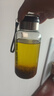 【送杯套】大容量加厚玻璃杯子便携杯茶水分离带杯套泡茶水杯 透明 1000ml吨吨桶 1只装 实拍图