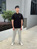海澜之家（HLA）父亲节礼物polo衫男士短袖2026夏季商务休闲凉感透气简约翻领t恤 凉感透气-黑色D6 M (170) 推荐125~136斤 实拍图