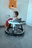 幼贝臣儿童篮球架玩具可升降男孩女孩多功能运动健身玩具宝宝室内投篮框 红黄基础款+套圈+音乐机+高尔夫 实拍图