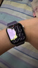 Apple/苹果 Watch S11 智能手表GPS款42毫米银色铝金属表壳雾紫色运动型表带S/M MEUT4CH/B 实拍图