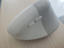 罗技（Logitech）Lift人体工学鼠标 垂直鼠标 小手鼠标 无线蓝牙鼠标 3台设备秒切换 带Logi Bolt接收器 沙色 实拍图