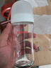 贝亲（Pigeon）玻璃奶瓶宽口径防胀气240ml M号奶嘴 3月+ AA187  实拍图