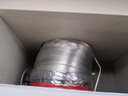 潜水艇（Submarine）加厚铝管油烟机排风管厨房烟道通风道止逆阀180烟管硬管2米 实拍图