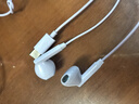 联想（Lenovo）有线耳机 HIFI音质高解析音频带麦降噪直播k歌唱歌音乐运动半入耳式游戏电脑耳机type-c YF01紫色 实拍图