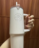 星巴克（Starbucks）杯子 经典系列晶粉款不锈钢吸管杯900ml大容量便携水杯生日礼物 晶粉款不锈钢吸管杯900ml 实拍图