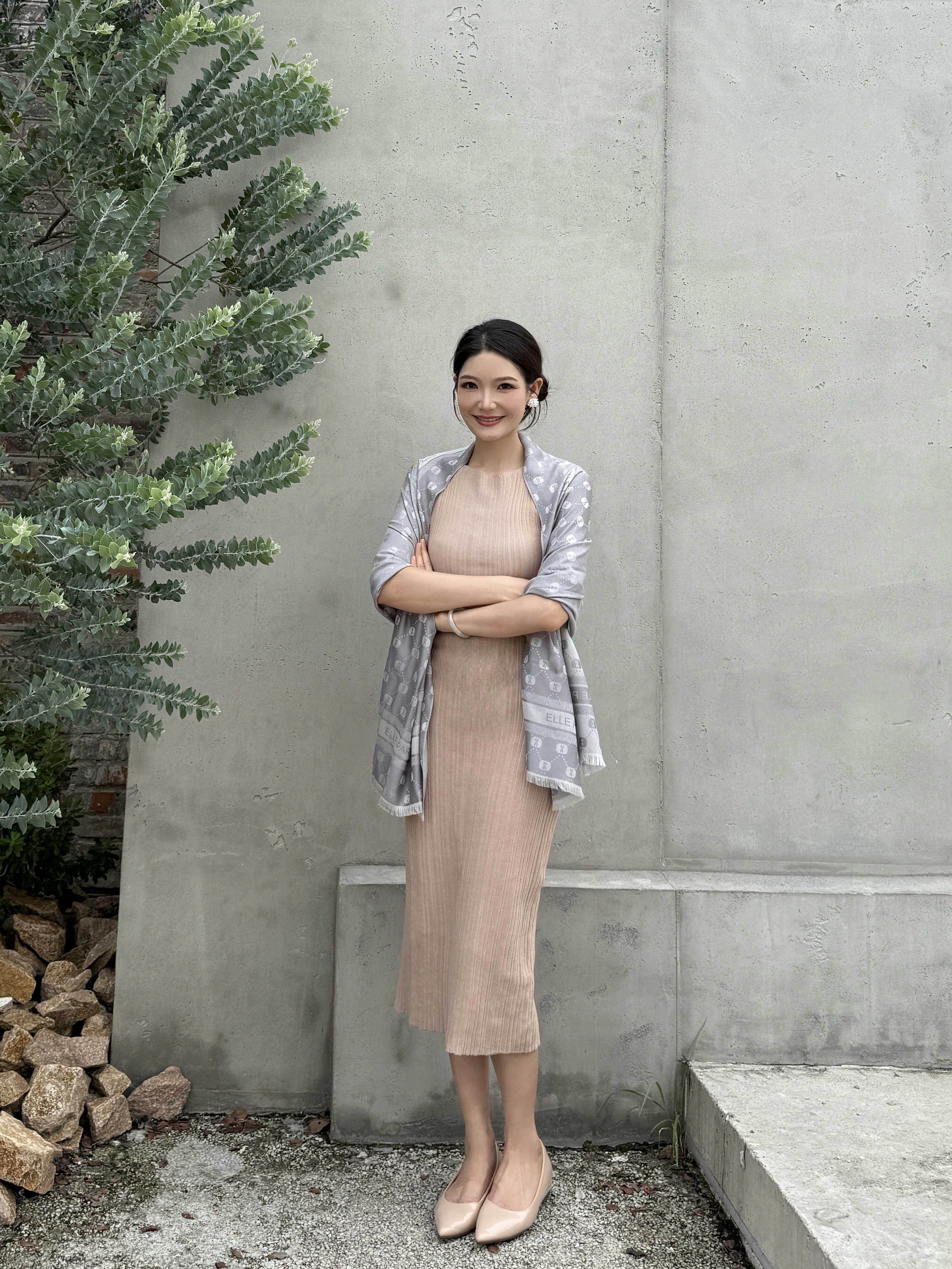 ELLE披肩女士夏季办公室空调房外搭含真丝爆款大尺寸送礼礼盒装丝巾 实拍图