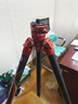 富图宝（Fotopro）飞行一号Max 碳纤维扳扣设计大管径专业相机微单摄影摄像三脚架 火焰橙 实拍图