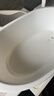 星优洗澡盆家用特大号加厚塑料脸盆儿童宝宝婴儿宠物浴盆洗衣洗脚盆 【特大大号】珍珠白 实拍图