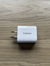 倍思5V/2A充电头USB插座苹果安卓充电器通用iPhone15/14/13/8p华为小米手机iPad插头电源适配器 白 实拍图