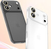 暴走【自带玻璃镜头膜】适用iPhone17手机壳 苹果17手机壳 超薄防摔磨砂防滑简约透明软壳 粉 实拍图