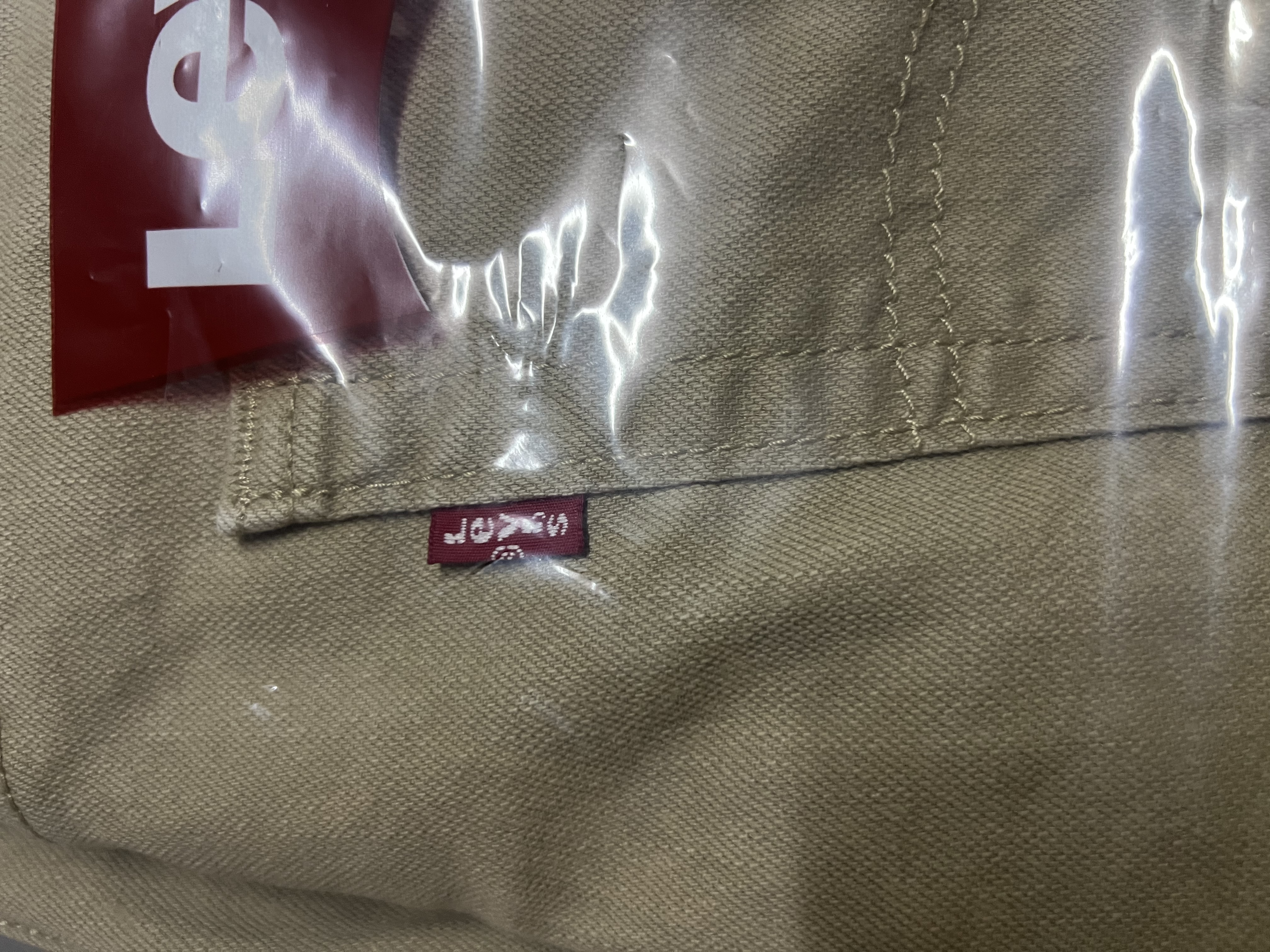 Levi's李维斯男士565宽松直筒工装美式复古简约通勤时尚休闲裤 卡其色 34 (32) 实拍图