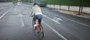 百琦F1平把公路车城市自行车成年人入门变速车内置车灯镁合金轮组车圈 微醺橙 M码  适合身高：1.69-1.76M 实拍图