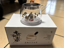 雅集 功夫茶具耐热分茶器侧把玻璃茶道杯360ml梅花款带茶隔过滤分茶器 实拍图