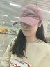 CACUSS帽子女棒球帽时尚简约休闲字母刺绣鸭舌帽男大头围显脸小 酱紫 实拍图