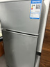 新飞冰箱小型租房用 一级能效冷 藏冷冻两用1-2人家用小冰箱 出租房双门电冰箱办公室两门 26年旗舰 76A一级能效【带净味盒】银 实拍图
