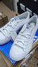 adidas NIZZA PLATFORM厚底增高运动帆布鞋女阿迪达斯三叶草 白   39 实拍图