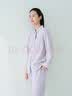 MUJI[自营限定款]女士无侧缝 双层纱织睡衣 纯棉家居服 薰衣草色 L 实拍图