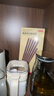 京东京造 筷子 家用食品接触级餐具红檀木【圆顶金福】10双成人+2双儿童 实拍图