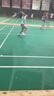 YONEX尤尼克斯羽毛球儿童鞋青少年学生比赛训练透气SHB101J 米粉色 35 实拍图