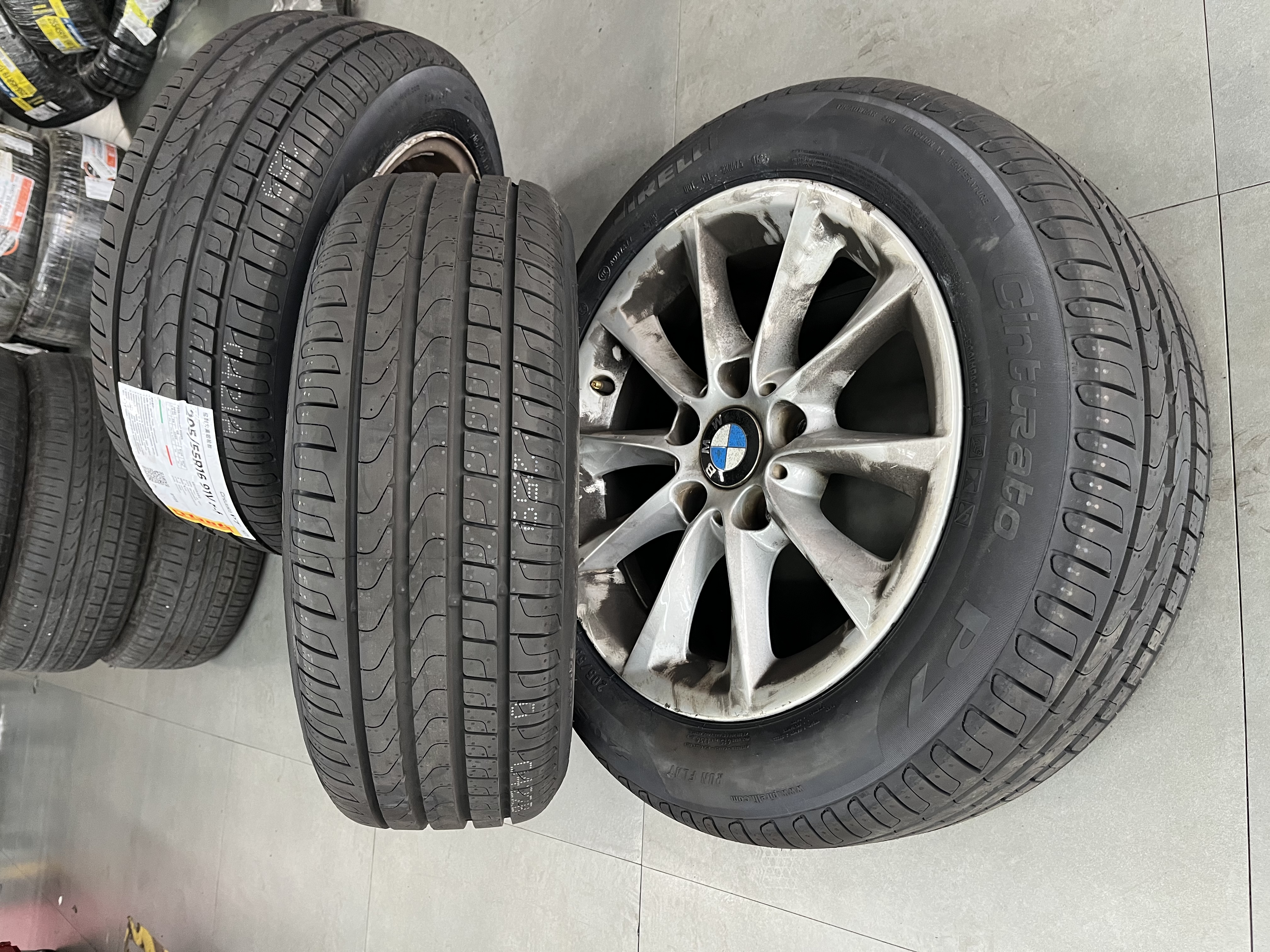 倍耐力汽车轮胎防爆胎205/55R16 91V 新P7(R-F)适配宝马1系/3系 实拍图