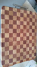 棋盘格实木菜板家用橡胶木乌檀木粘板案板面板抗菌防霉 40cm*28cm*3cm(5145) 长方形 实拍图