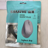 罗技（Logitech）M330 轻音鼠标 无线鼠标 办公鼠标 右手鼠标 带无线微型接收器 灰色 实拍图
